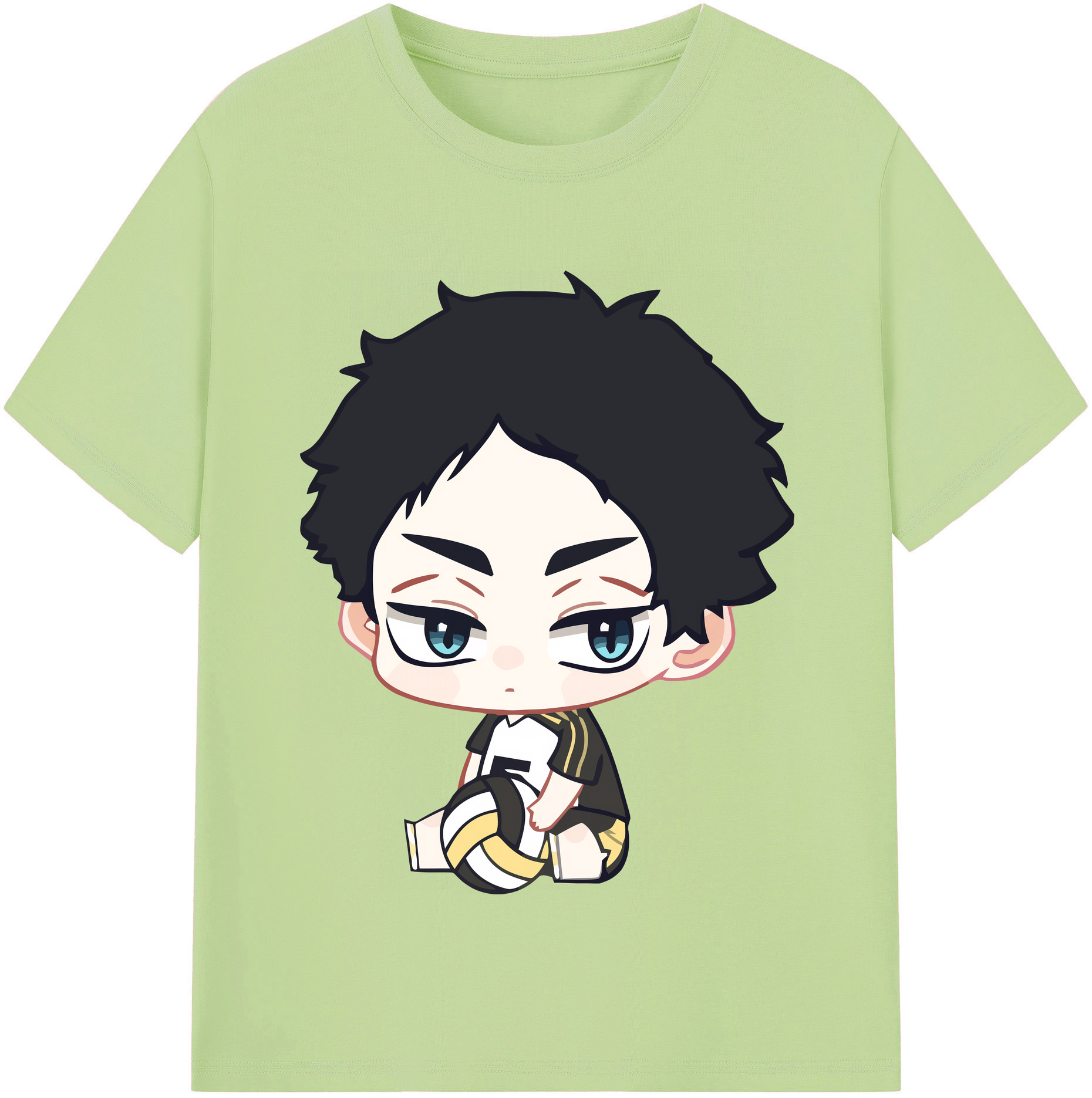（画像用） ハイキュー!! Haikyu!! 綿100％半袖Tシャツ（フロントプリント）